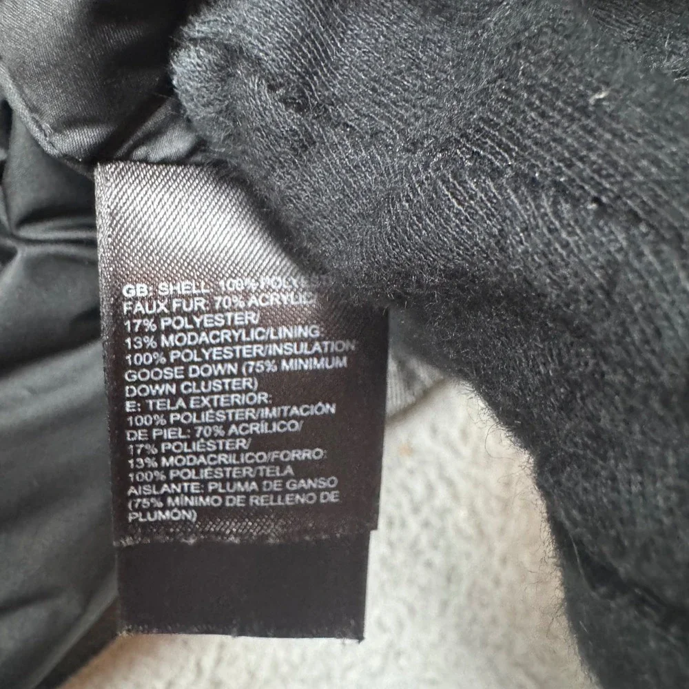 The North Face Goose Down McMurdo Parka Men XL Gray HyVent Hooded Fur Coat Heavy